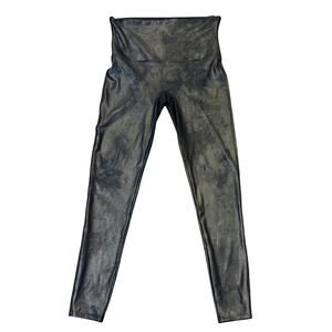 Spanx | Ready to Wow Faux Black Leather Leggings | Women’s Size XL